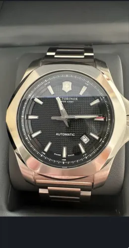 Victorinox inox automático preto 