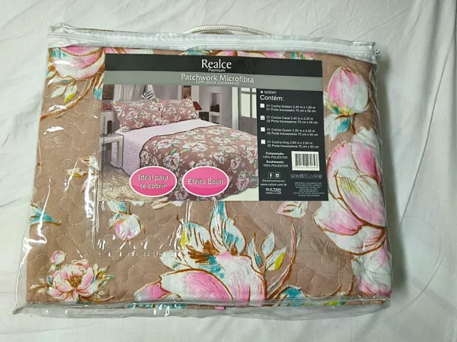 Cobre leito casal 2'40x2,20