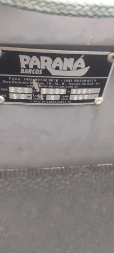 Barco 6m, motor 15 hp super e carretinha, documentados.