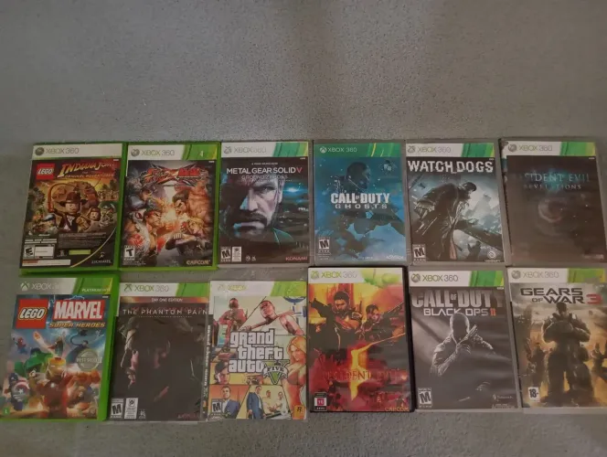 Vendo jogos de Xbox 360 bloqueado/desbloqueado (vendo separadamente)