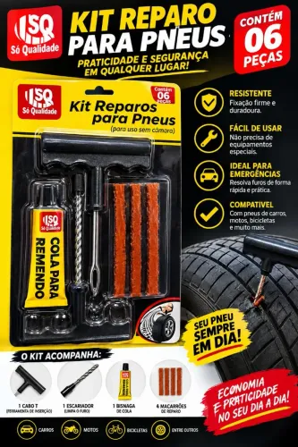KIT REPARO PNEUS DIVERSOS