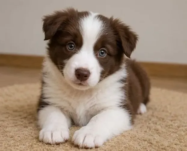 Border collie ativo e esperto 