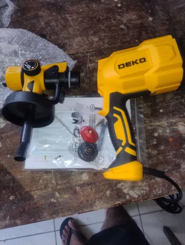 Pistola de pintura elétrica profissional deko