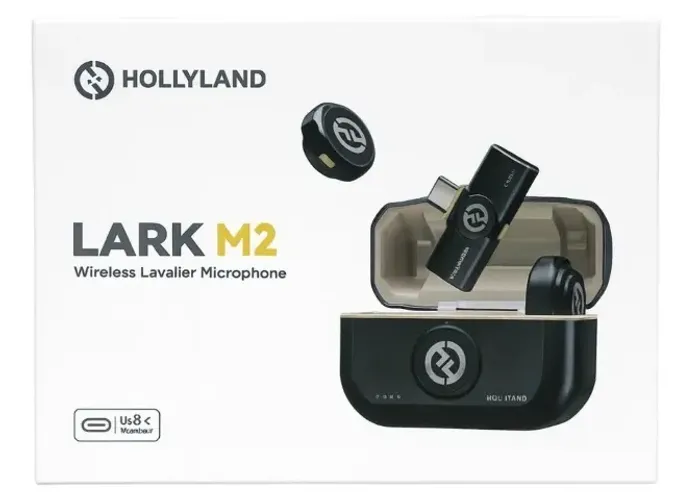 Hollyland Lark M2 Microfone Lapela Sem Fio Tipo c