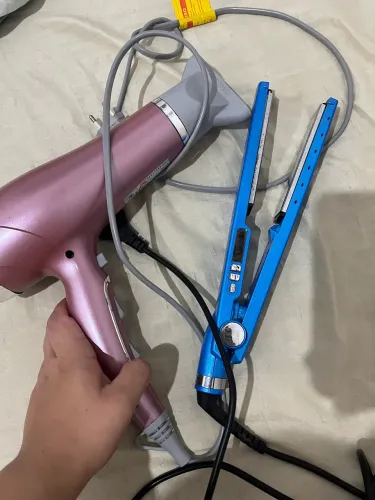 Secador mondial profissional e chapinha 450?c profissional