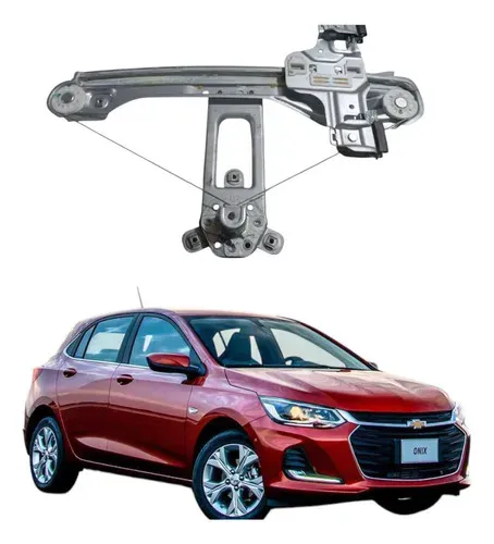 Máquina Vidro Porta Traseira Direita Gm Onix 2013 A 2019