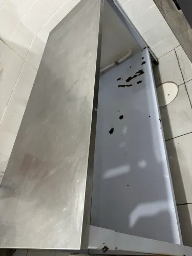 Bancada inox usada 1,6m