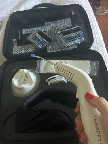 Sessão de Laser terapia 