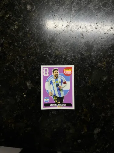 Figurinha Base/Roxo Messi Sticker