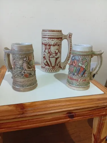 Canecas decoração antigas