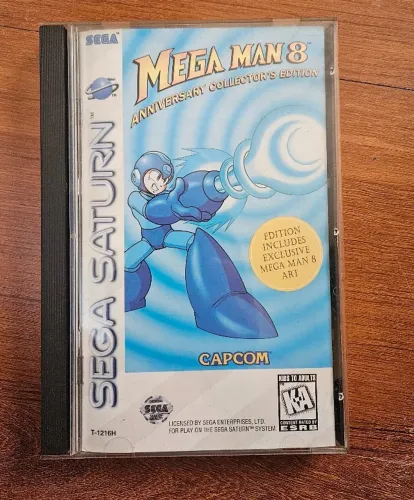 Mega Man 8 para Sega Saturn. Versão americana super rara! Original! Ótimo Estado!
