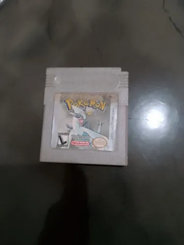 Game Boy jogo Pokémon versão Silver original