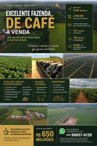A melhor fazenda do Triângulo mineiro