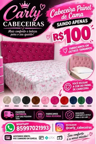 Cabeceira painel direto da fábrica 