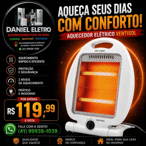 Aquecedor Ventisol 800w