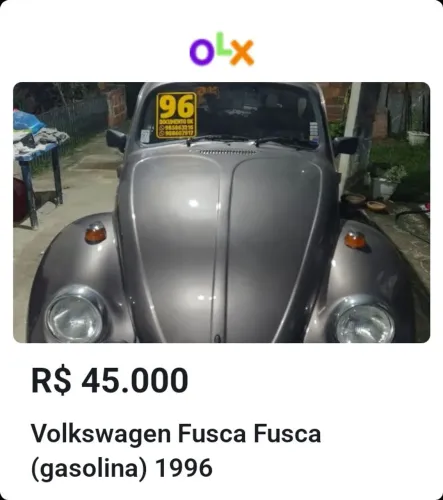 Volkswagen Fusca Fusca (gasolina) 1996