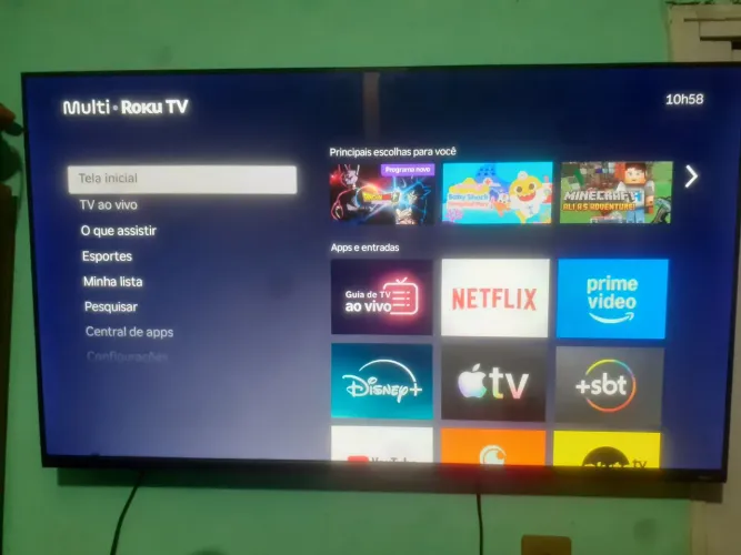 Vendo TV multi roku 43 polegadas