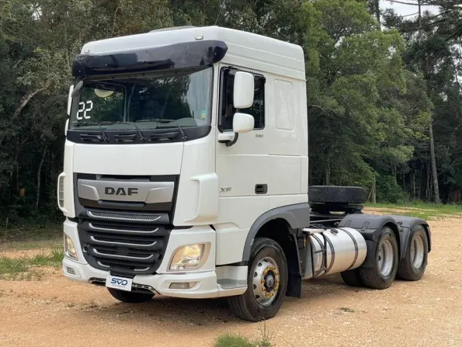 DAF XF FTT 530 6X4 ANO 2022 TETO BAIXO COM 660 MIL KM - PRONTO PARA RODAR