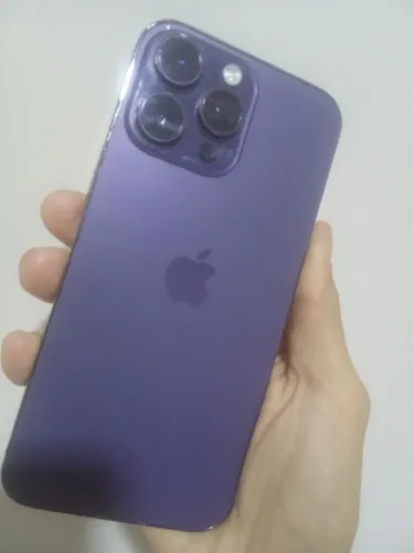 iPhone 14 pro max roxo profundo face id 256gb tudo ok