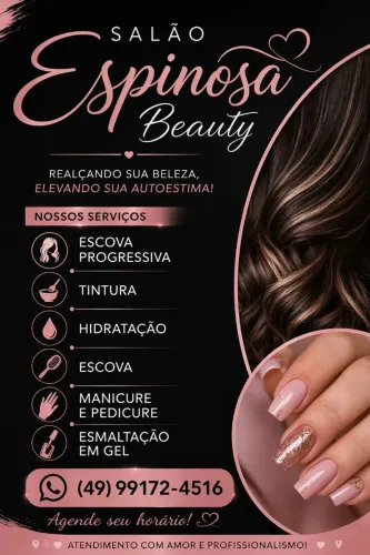 ? Manicure, Pedicure e Cabelo - Salão Espinosa Beauty