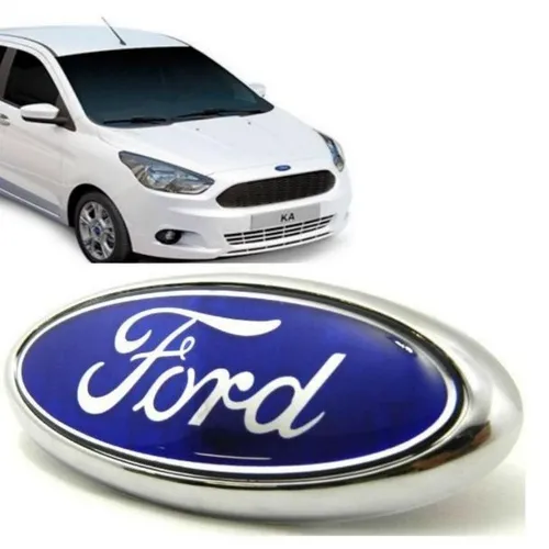 Emblema Ford Grade Novo Ka 2014 / 2021 dianteiro e traseiro