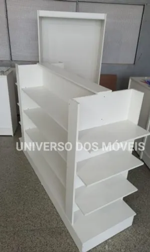 GÔNDOLA EXPOSITORA FARMÁCIA PERFUMARIA MERCADO 100% MDF NOVO *ENTREGA RÁPIDA*