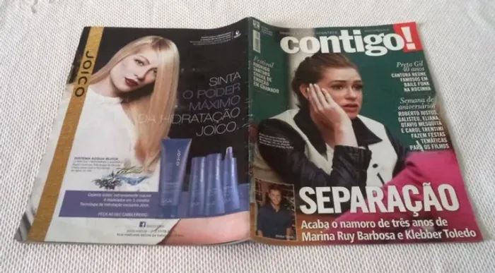 Revista Contigo 14 Agosto 2014 Capa Marina Ruy Barbosa. Para Colecionadores.