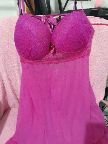 Vendo Lingerie rosa conservada!