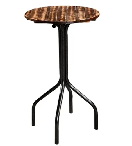Mesa Bistrô Tampo de Madeira rf7