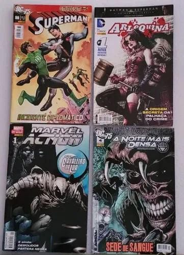 Hqs marvel e dc ,usadas 