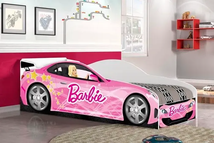 Quarto cama carro  barbie infanto juvenil 