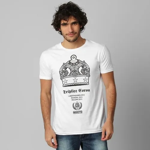 Camiseta Tríplice Coroa Invicto Loja Oficial Corinthians - P Nova