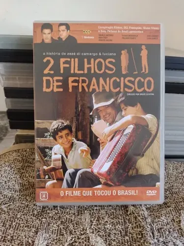 Dvd filme: 2 Filhos de Francisco em bom estado de conservação.