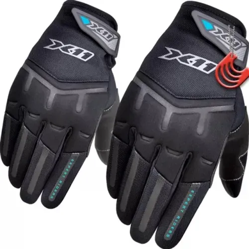 Luva X11 Fit X Masculina Preta Motociclista