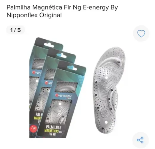 Palmilha magnética Fir n.37 Ng E-energy 