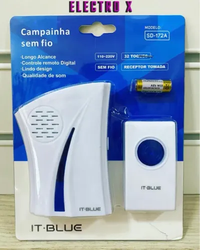 CAMPAINHA SEM FIO POR APENAS R$ 35,99