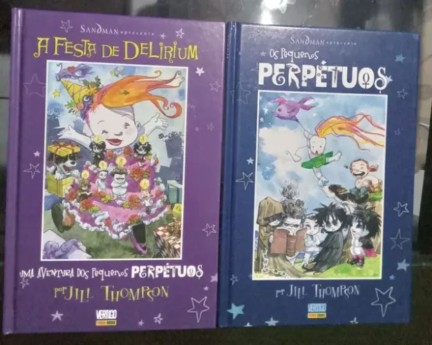 Duas hqs dos pequenos perpétuos, Sandman apresenta capa dura da Panini 
