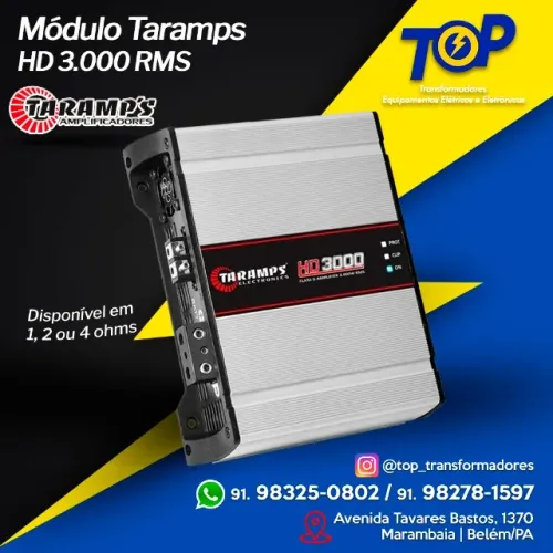 Módulo Taramps HD 3000 rms 1 canal