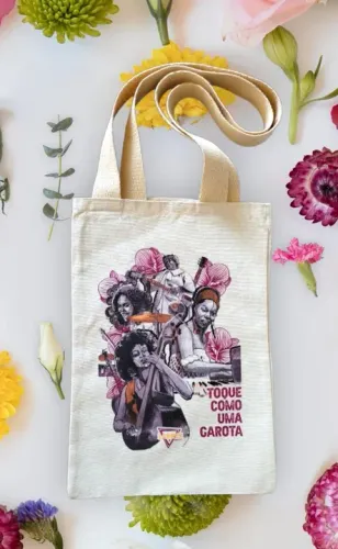 Bolsa Ecobag Unissex Toque Como Uma Garota Labrys Music