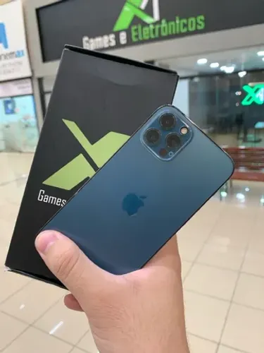 iPhone 12 Pro maxx azul 128gb com o melhor preço - avance