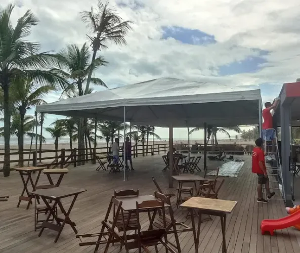 Tenda Tubular 10x10 Galvanizada a Fogo!