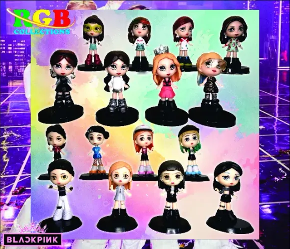 4 Bonecos Coleção Do Blackpink I - PVC - kpop