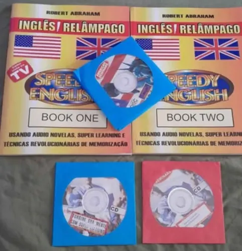 Curso rápido e completo de Inglês Speed english ! ! NOVO ! ! SEM USO ! ! IMPECÁVEL!