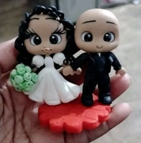 Topo casamento biscuit 