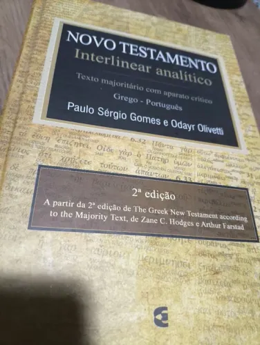 Livro Novo Testamento Interlinear Analítico - 2ª Edição