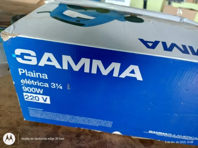 Plaina Elétrica 3.1/4 Pol. 900W - GAMMA-HG006BR
