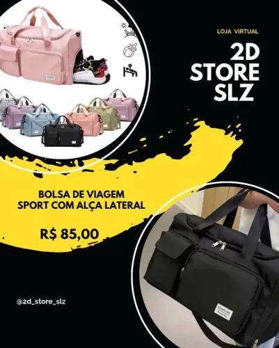 Bolsa de Viagem Sport com Alça Lateral