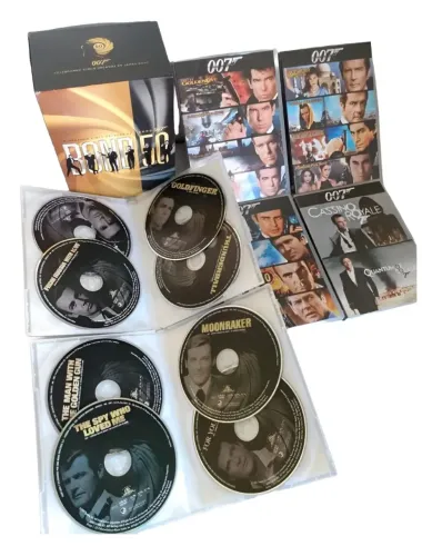 007 James Bond box coleção original 50 anos