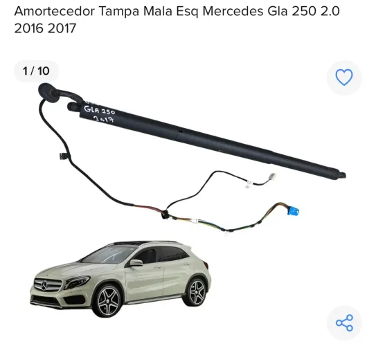 Amortecedor Tampa Mala Esquerdo Mercedes GLA 250 2.0