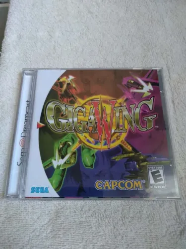 Giga Wing p/ Sega Dreamcast Prensado completo